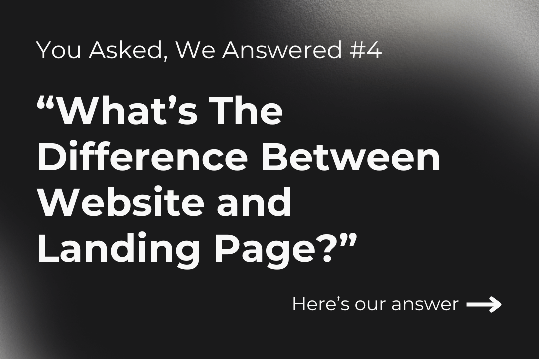 What’s The Difference Between Website and Landing Page
